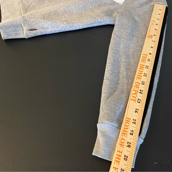 Converse Youth Grey Sweatshirt Logo on Front & Different Design on Each Arm- M - Picture 10 of 11